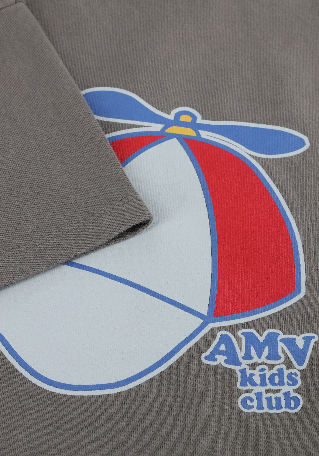 Grijze AMERICAN VINTAGE T-shirt FIZVALLEY - large