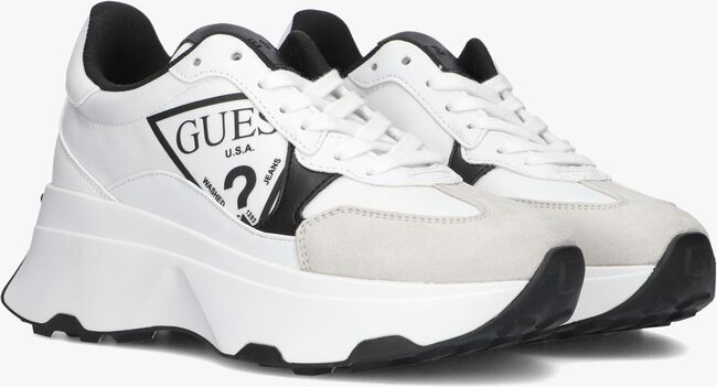Witte GUESS Lage sneakers CALEBB - large