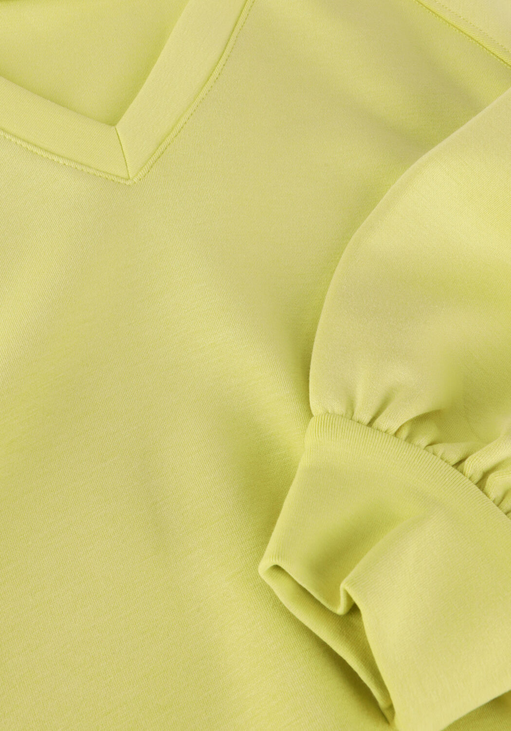 Gele MSCH COPENHAGEN Trui NELINA IMA Q RAGLAN V NECK SWEATSHIRT - large