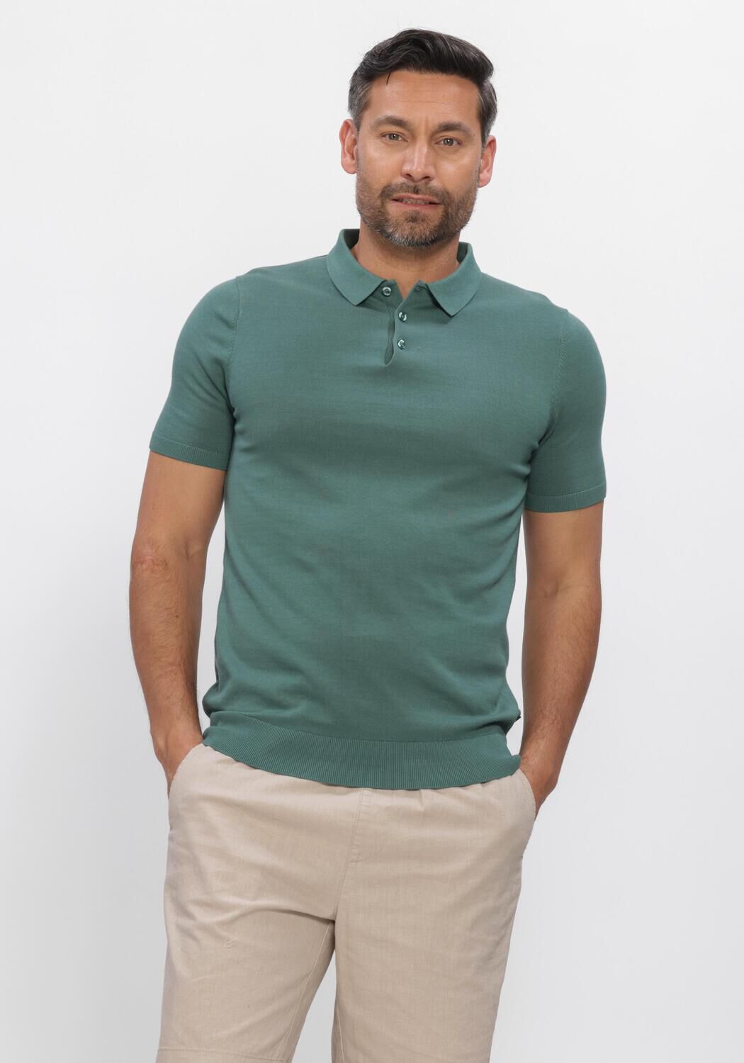 Groene SAINT STEVE Polo CHRIS - large