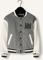 Grijze NIK & NIK Jack KURT VARSITY JACKET Grijze NIK & NIK Jack KURT VARSITY JACKET - medium