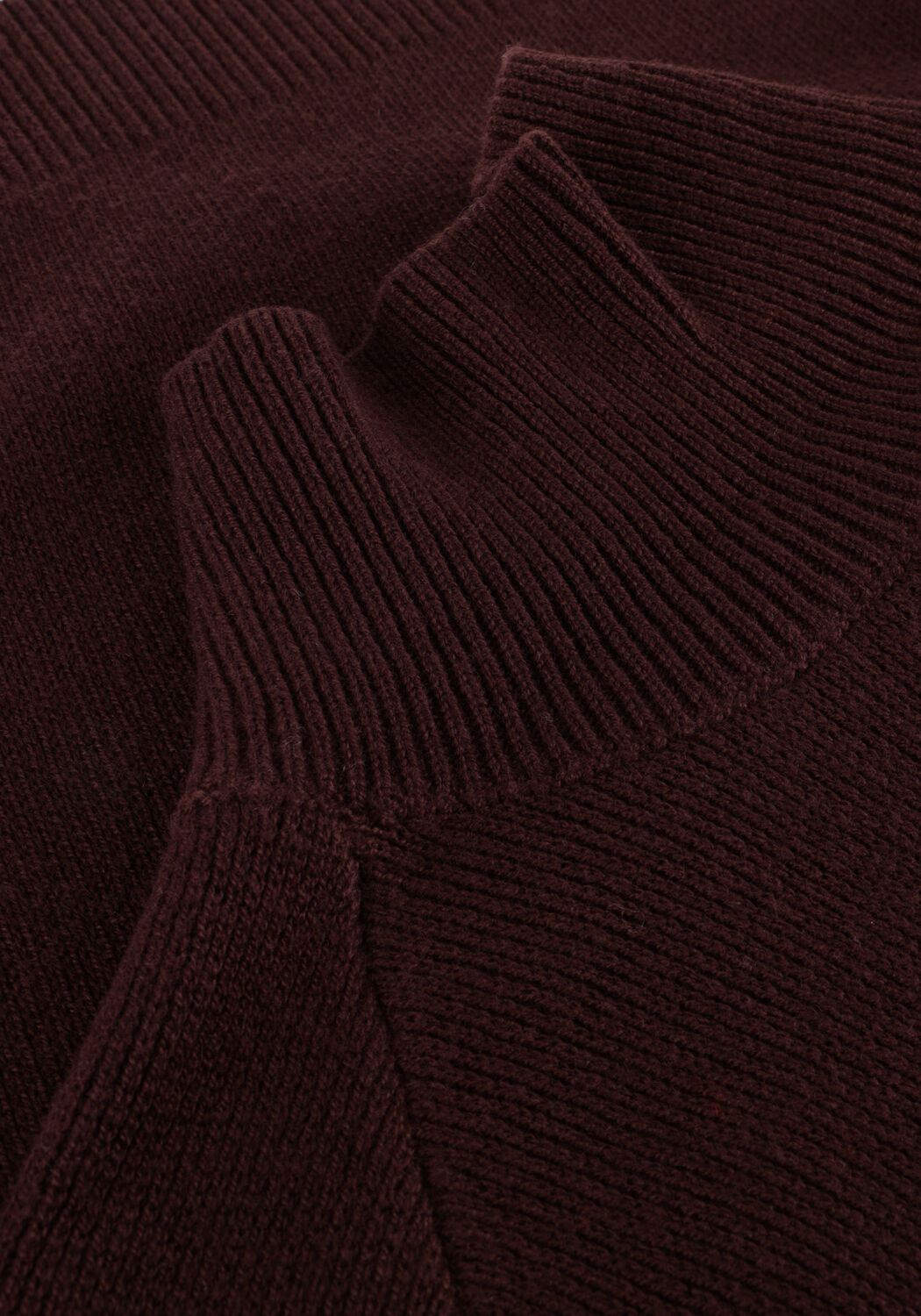 Bruine VANESSA BRUNO Trui FRENE PULL COL MONTANT - large