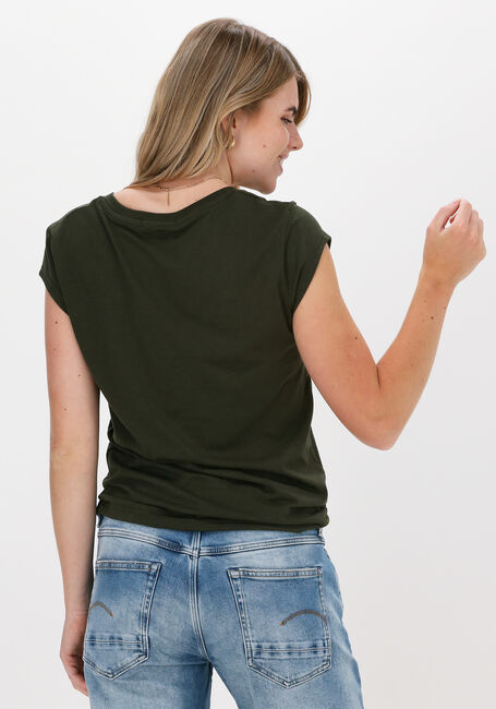 Donkergroene CC HEART T-shirt BASIC V-NECK TSHIRT - large