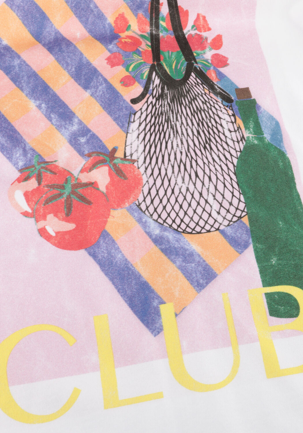 Witte EDITED T-shirt XIA T-SHIRT - large