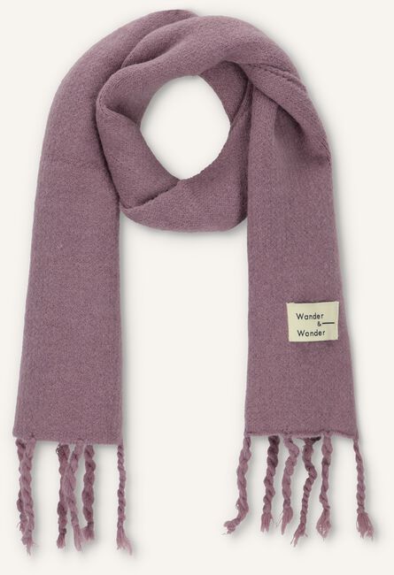 Paarse WANDER & WONDER Sjaal FRINGED SCARF Paarse WANDER & WONDER Sjaal FRINGED SCARF - large