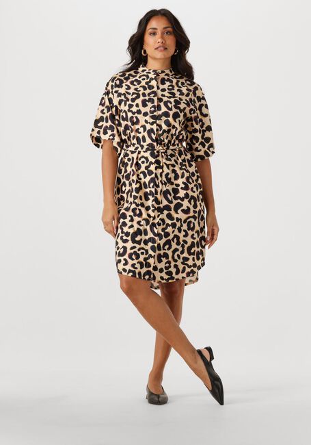Multi ANOTHER LABEL Mini jurk DENICE ANIMAL DRESS S/S - large