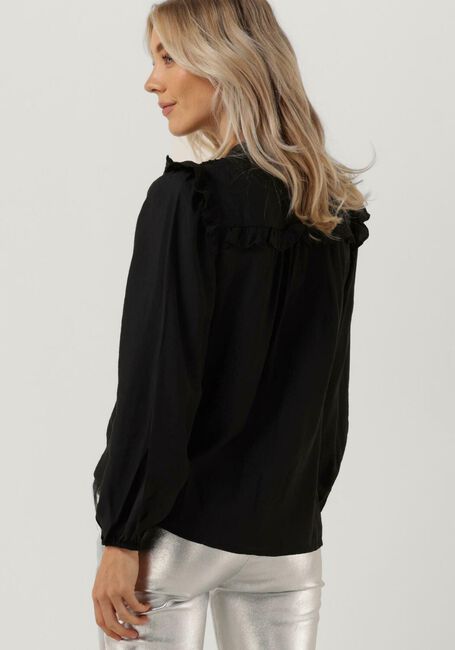 Zwarte CO'COUTURE Blouses CALLUM FRILL SHOULDER SHIRT - large
