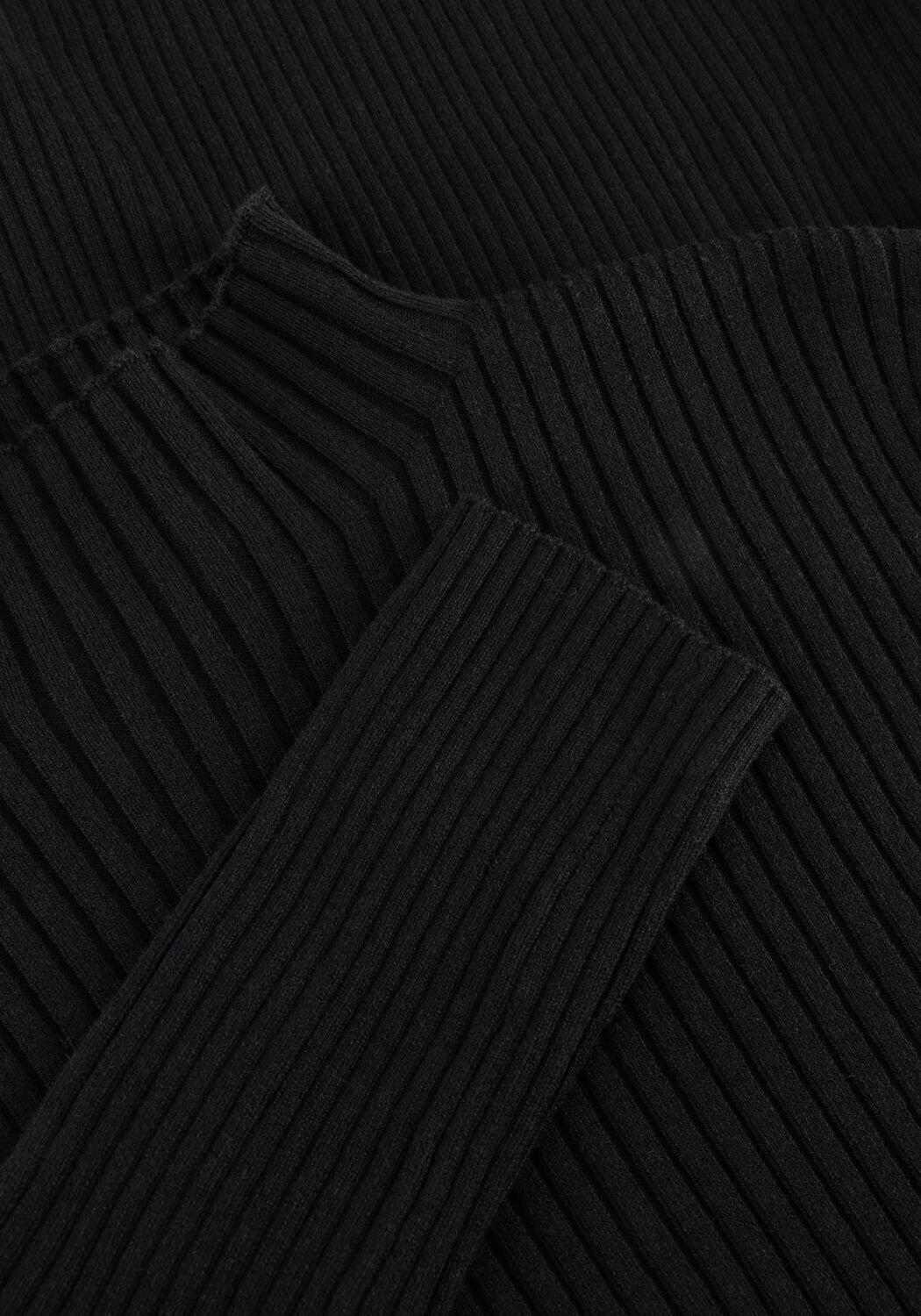 Zwarte EDITED Midi jurk HADA DRESS - large