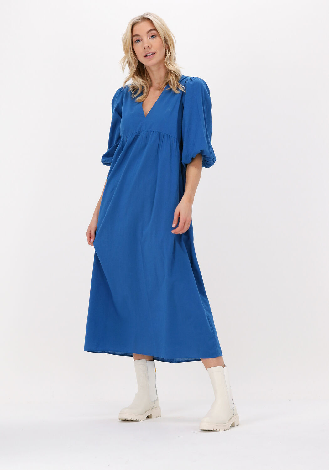 By bar jurk blauw clearance
