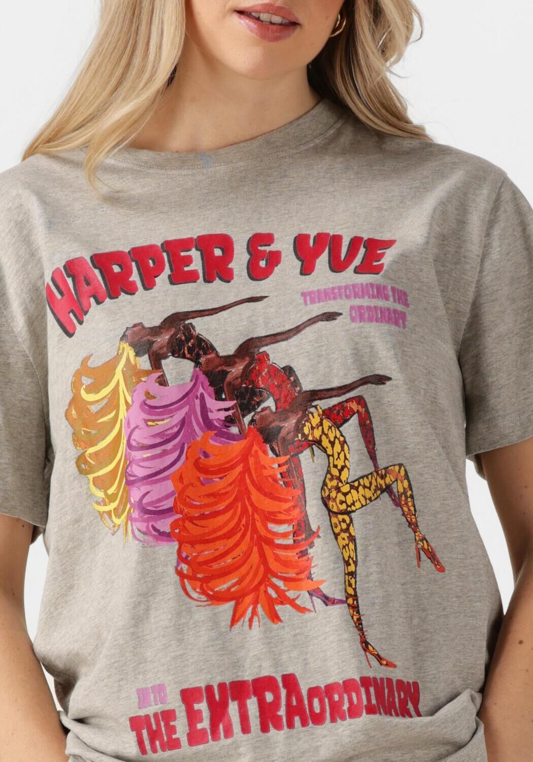 HARPER & YVE Dames Tops & T-shirts Extraordinary-ss Grijs