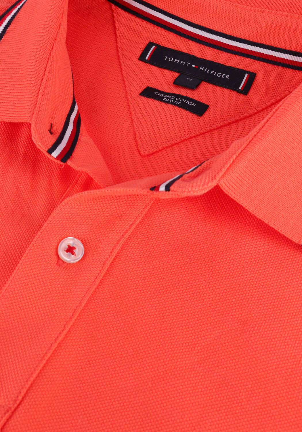 Oranje TOMMY HILFIGER Polo TOMMY TIPPED SLIM POLO Omoda