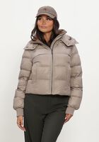 Beige MOSCOW Gewatteerde jas 12-08-MARCY