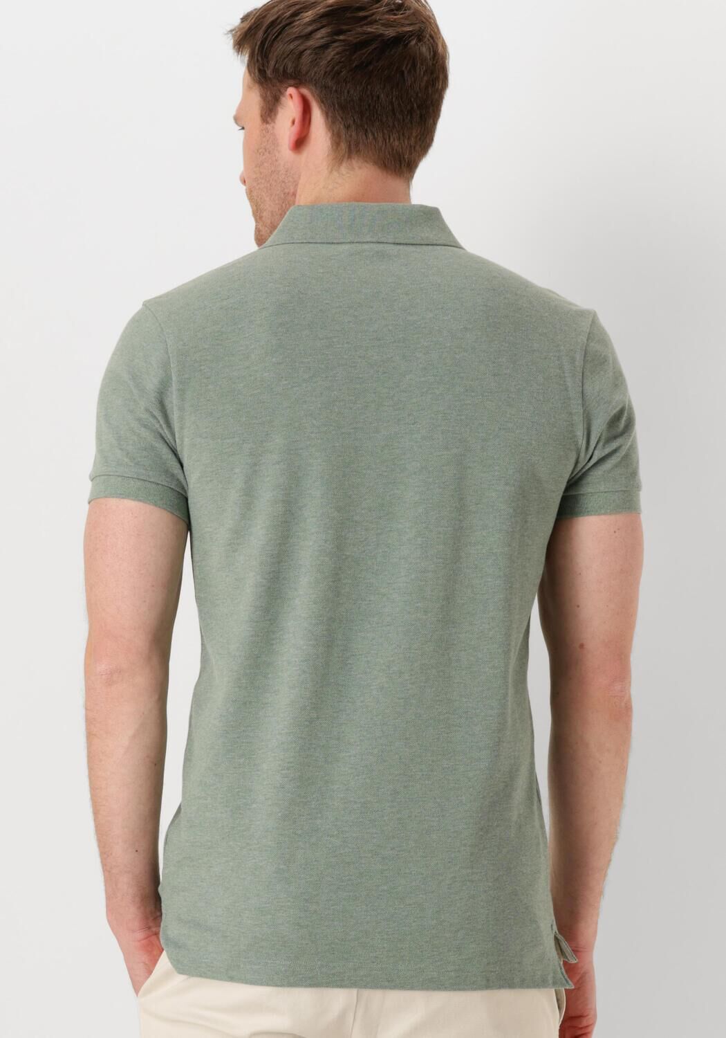 PROFUOMO Heren Polo's & T-shirts Polo Short Sleeve Groen