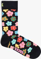 Zwarte HAPPY SOCKS Sokken FLOWER - medium