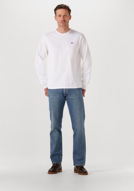 Witte LEVI'S T-shirt LS ORIGINAL HM TEE - large