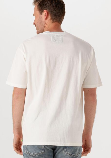 Witte SCOTCH & SODA T-shirt RELAXED-FIT WASHED ARTWORK T-SHIRT - large