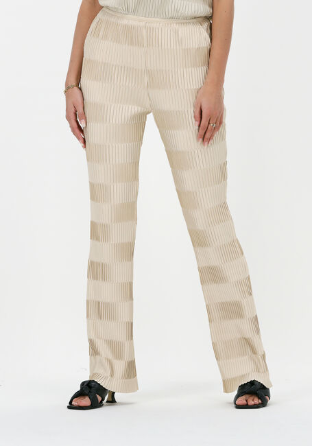 Zand ANOTHER LABEL Wijde broek GARCELLE PANTS - large