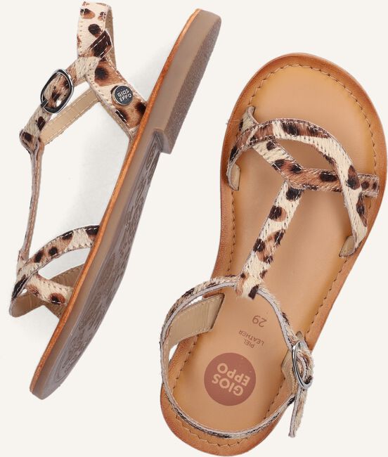 Bruine GIOSEPPO Platte sandalen ATOKA Bruine GIOSEPPO Platte sandalen ATOKA - large