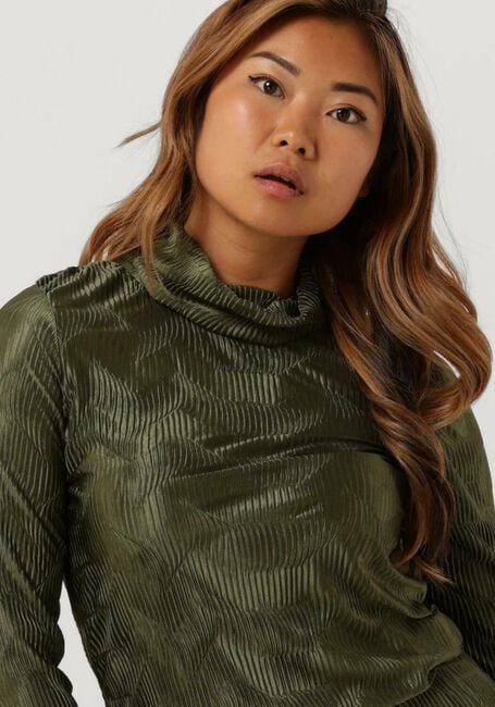 Groene ANOTHER LABEL Tops & T-shirts CHARLOT TOP L/S - large