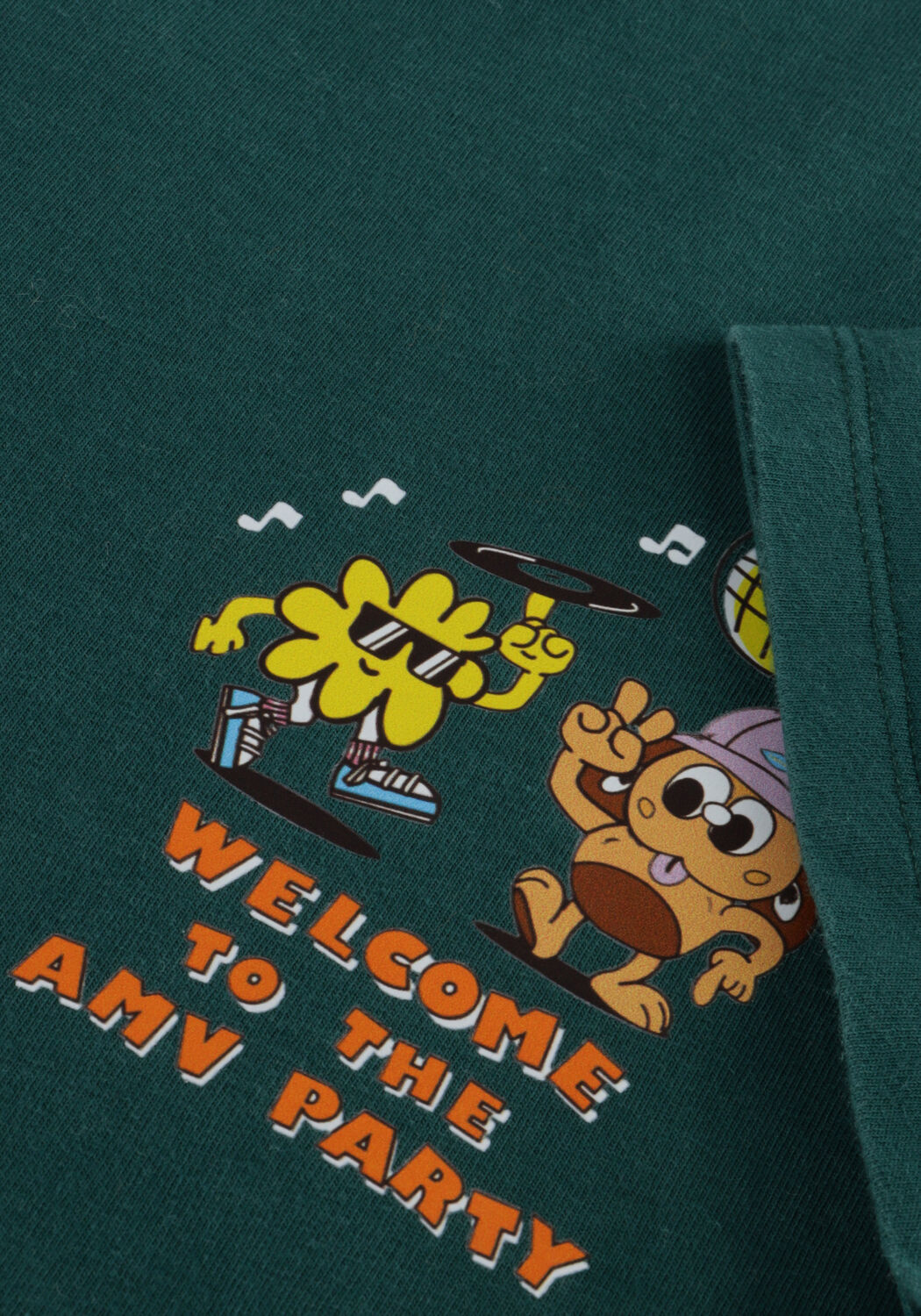 Donkergroene AMERICAN VINTAGE T-shirt FIZVALLEY - large