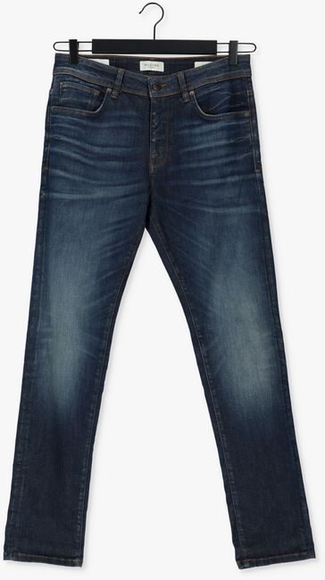Donkerblauwe SELECTED HOMME Slim fit jeans SLHSLIM-LEON 6156 D.BLU SU-ST  - large