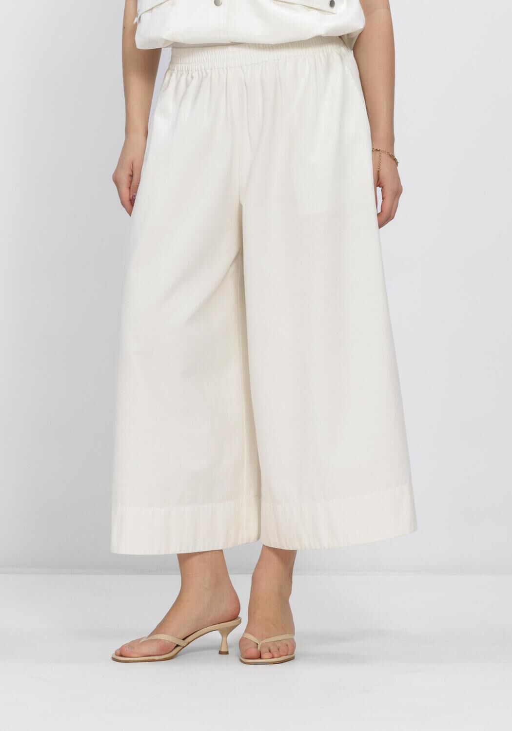 Witte MSCH COPENHAGEN Broeken MSCHJOSILYN HW SKIRT PANTS - large