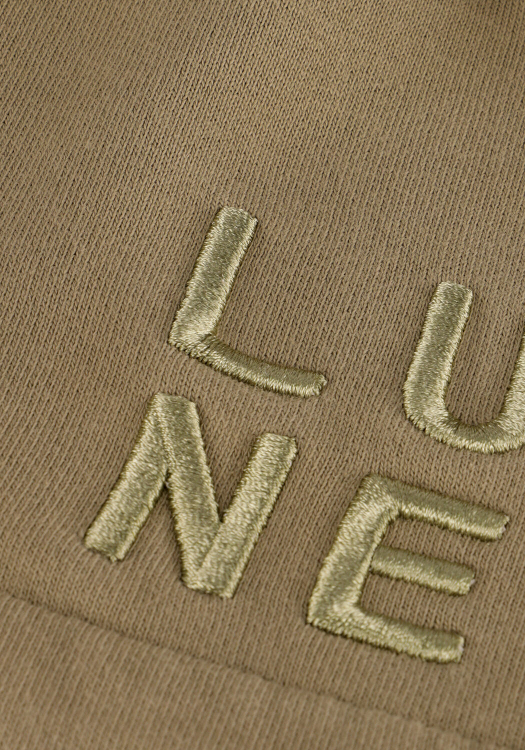 Groene LUNE ACTIVE Trui NOMI DRAWSTRING HOODIE - large