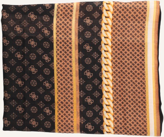 Camel GUESS Sjaal BLANE PRINTED SCARF Camel GUESS Sjaal BLANE PRINTED SCARF - large
