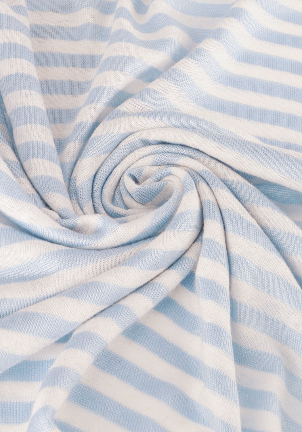 Lichtblauwe MY ESSENTIAL WARDROBE T-shirt LISAMW STRIPED TEE - large