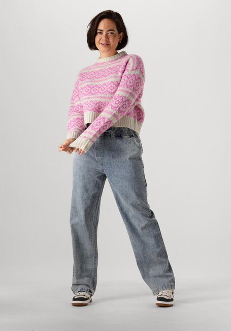 Roze LOLLYS LAUNDRY Trui LOTTIELL JUMPER LS - large