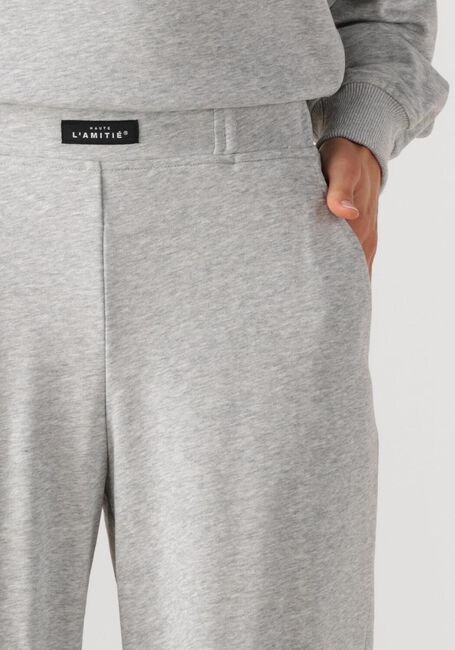 Lichtgrijze HAUTE L'AMITIÉ Wijde broek MINI CURVE LOOSE TALL PANT - large