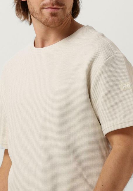 Gebroken wit PUREWHITE T-shirt TSHIRT WITH WAFFLE STRUCTURE - large