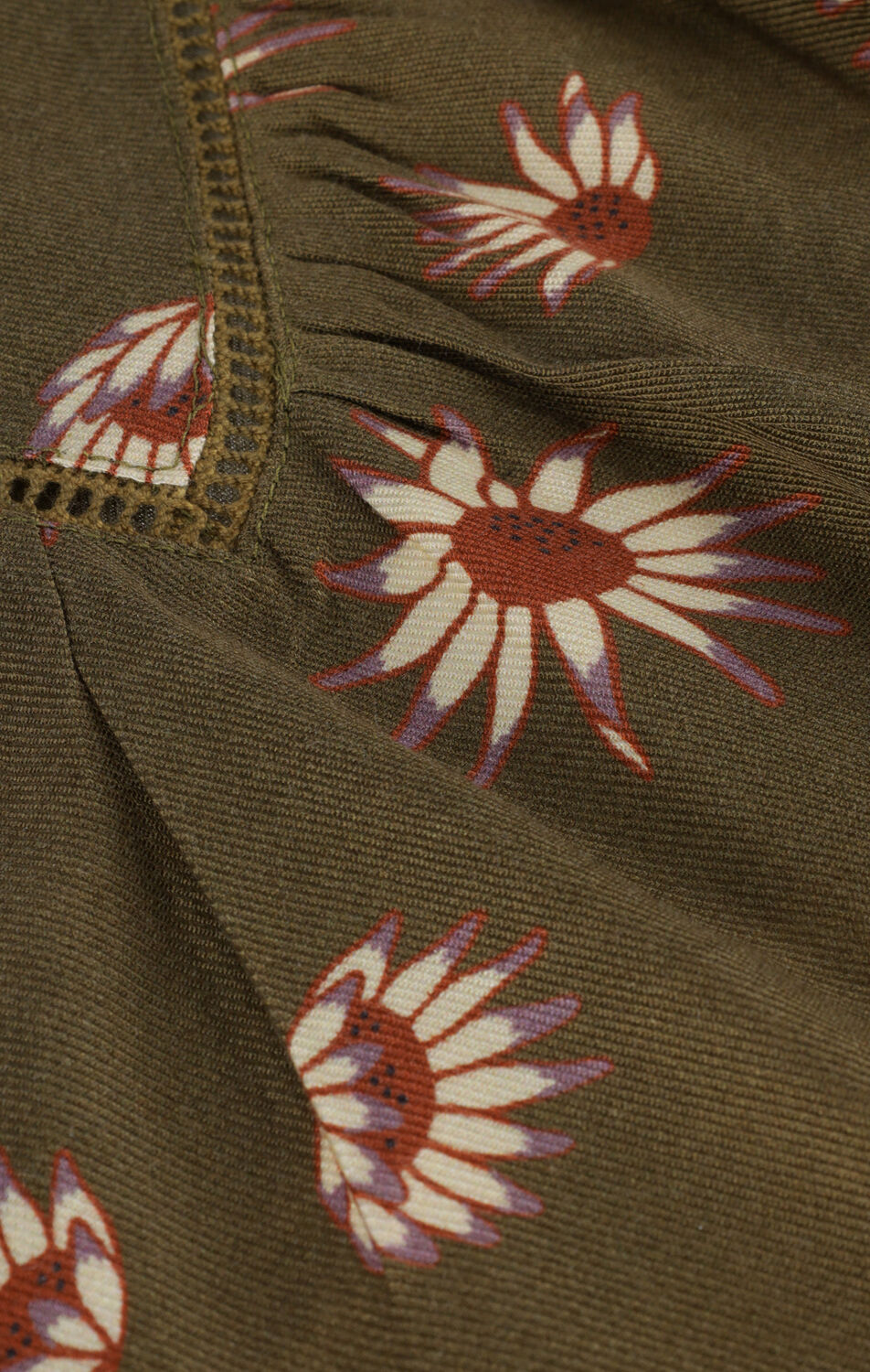 Donkergroene YOUR WISHES Blouses GLORIA - large