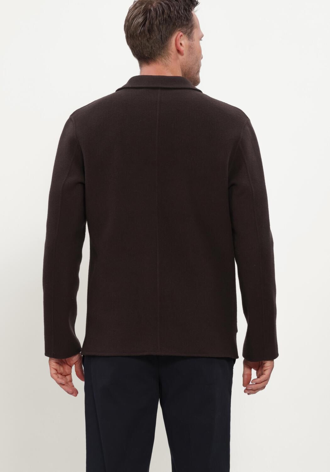 PROFUOMO Heren Overshirts Overshirt Wo Basic Bruin