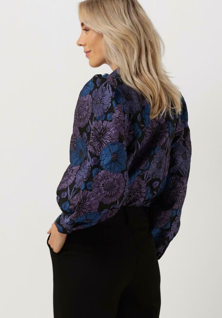 Paarse SELECTED FEMME Blouses ELANI LS CROPPED SHIRT JACKET - large