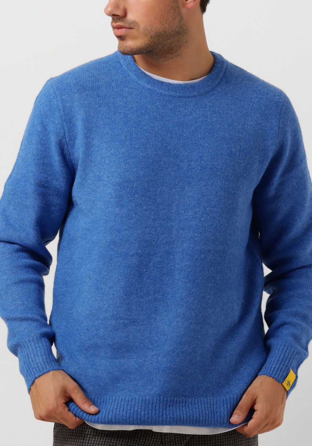 Blauwe pull store
