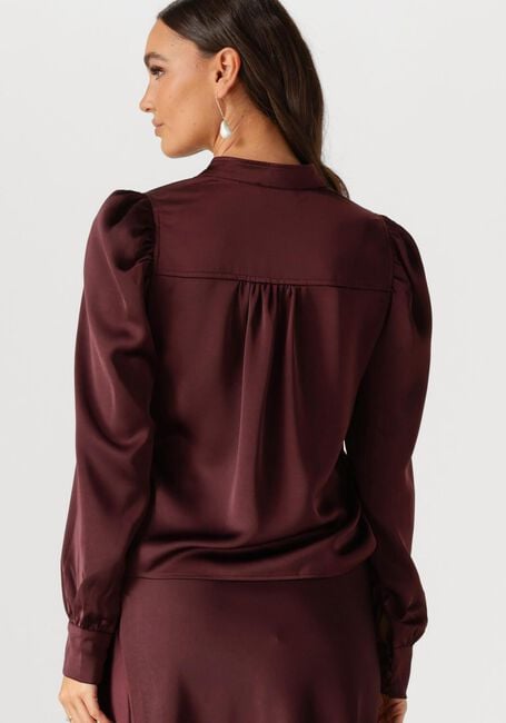 Bordeaux NEO NOIR Blouses ROSSLYN HEAVY SATEEN BLOUSE - large