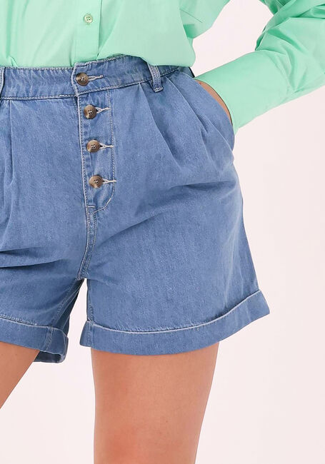 Blauwe OBJECT Jeans OCEAN HW DENIM SHORTS - large