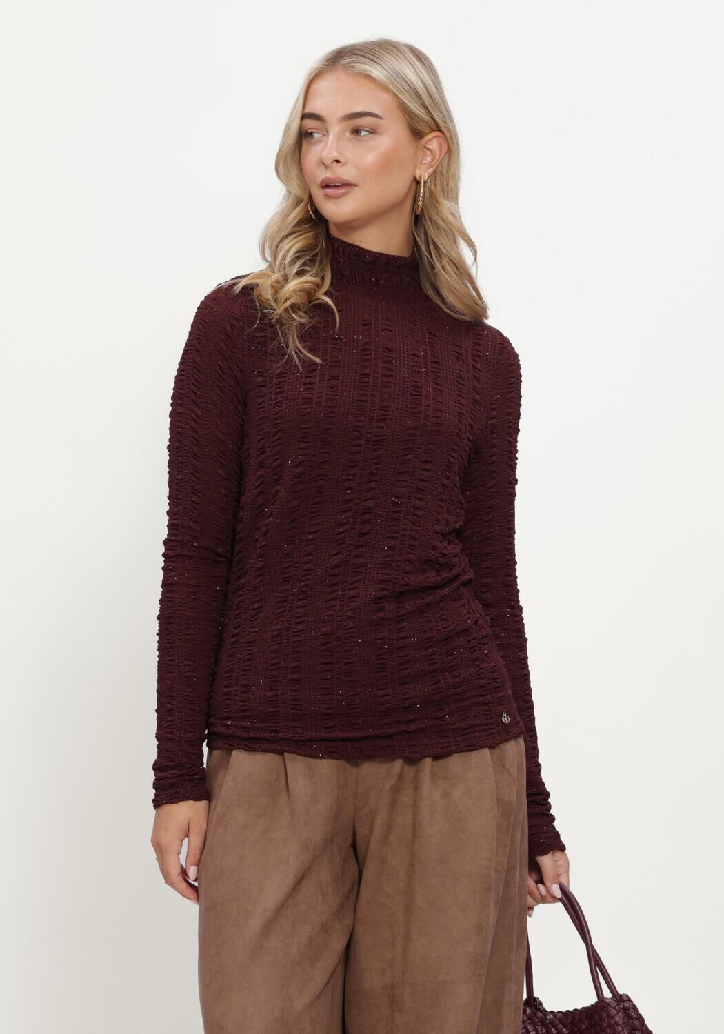 Bordeaux NUKUS Top GOLDIE TOP - large