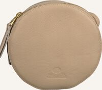 Beige FRED DE LA BRETONIERE Schoudertas CROSSBODY ROUND S - medium