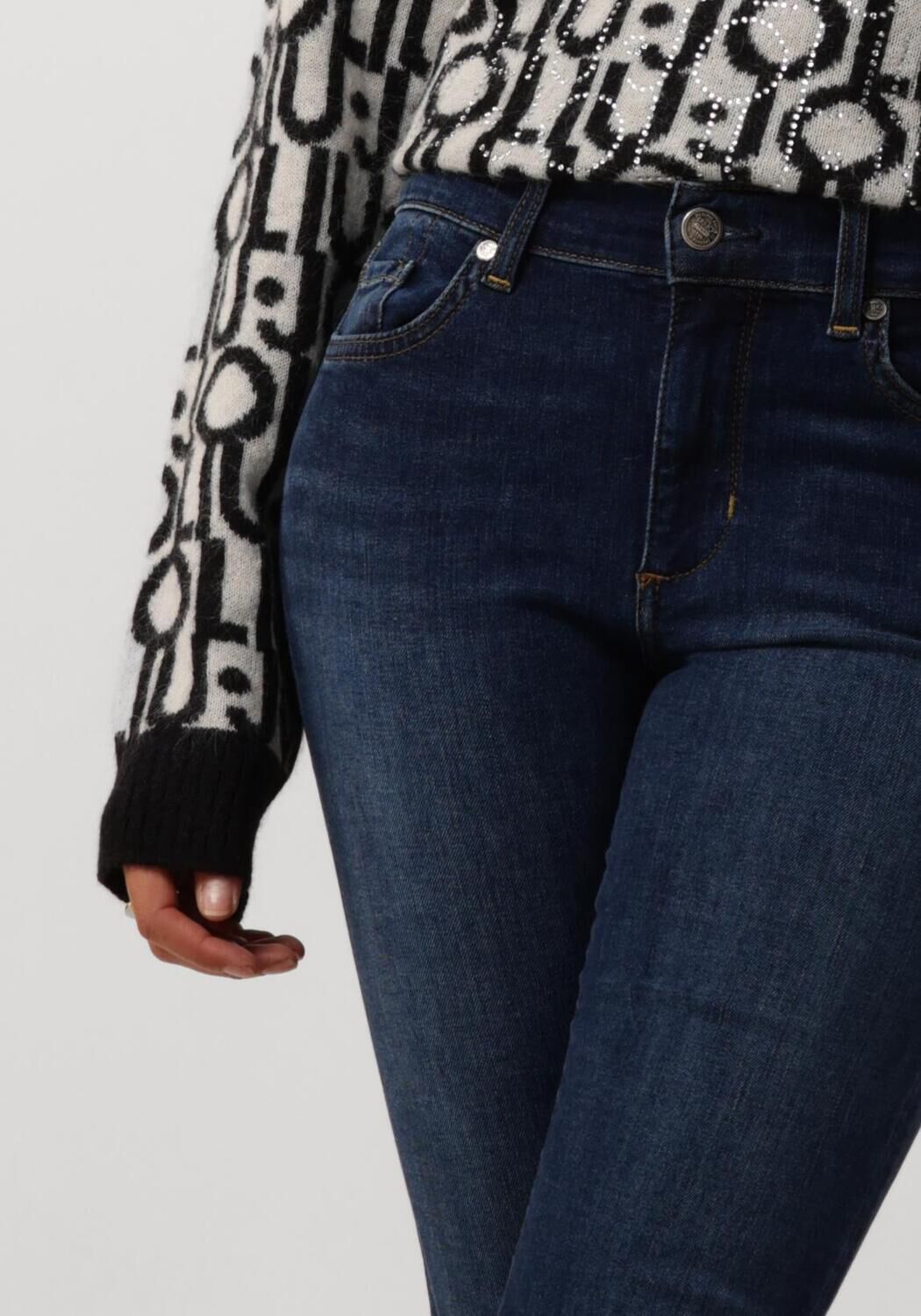 LIU JO Dames Jeans Ecs Pant.authentic Beat H.w. Blauw