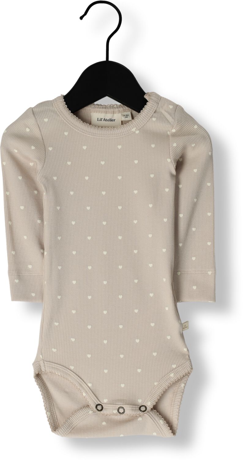 LIL' ATELIER Baby Rompers Nbfgago Ls Slim Body Lil Noos Lichtroze