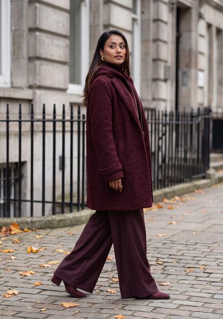 Bordeaux NUKUS Wijde broek LIEVE PANTS - large