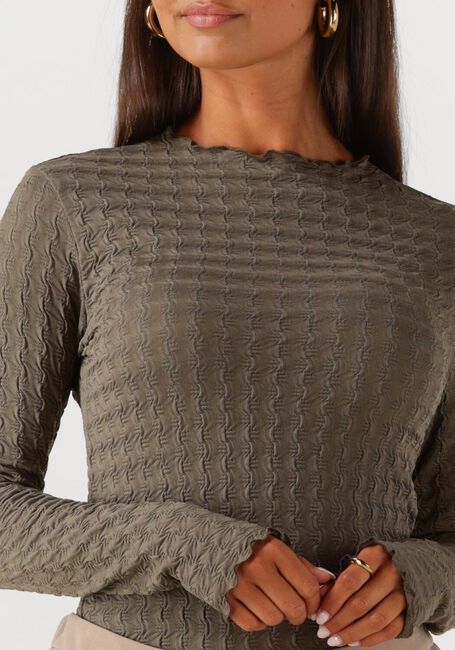 Olijf SUMMUM Top TOP STRUCTURE JERSEY - large