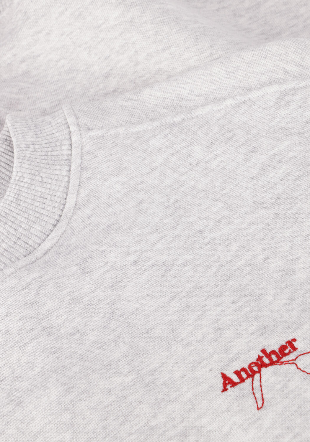 Lichtgrijze ANOTHER LABEL Sweater JAXY FLOWER SWEAT - large