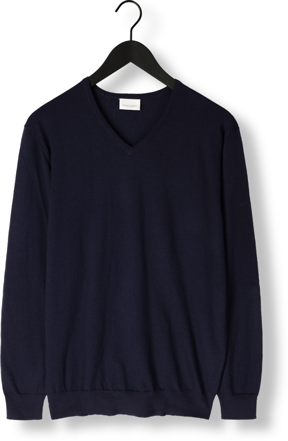 PROFUOMO Heren Truien & Vesten Pullover V-neck Donkerblauw