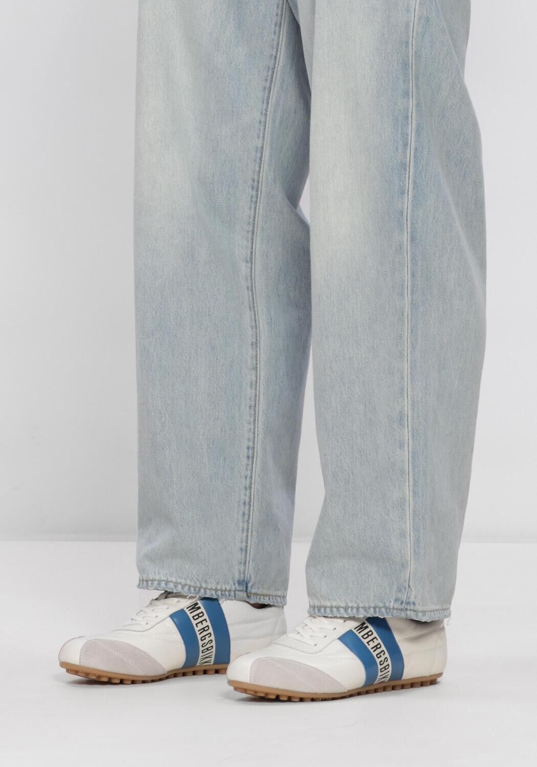 Witte BIKKEMBERGS Lage sneakers 30509 - large