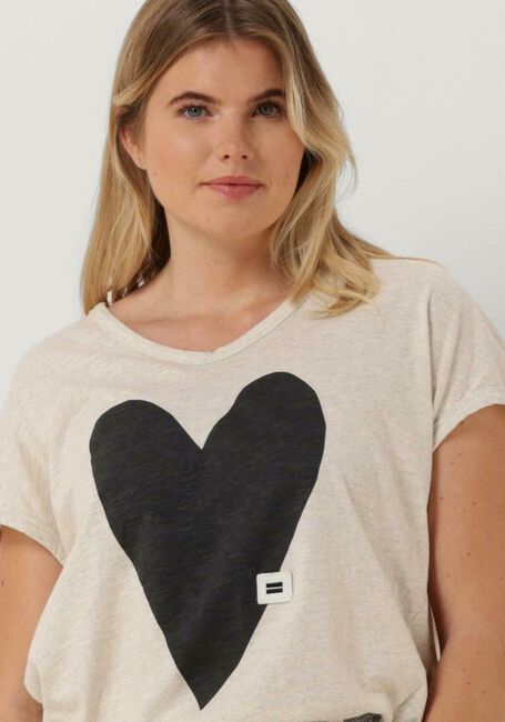 Witte 10DAYS T-shirt TEE HEART - large