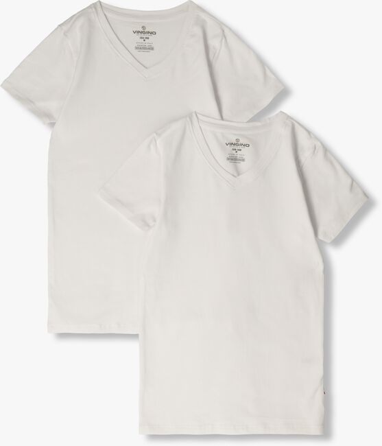 Witte VINGINO T-shirt BOYS T-SHIRT V-NECK (2-PACK) - large