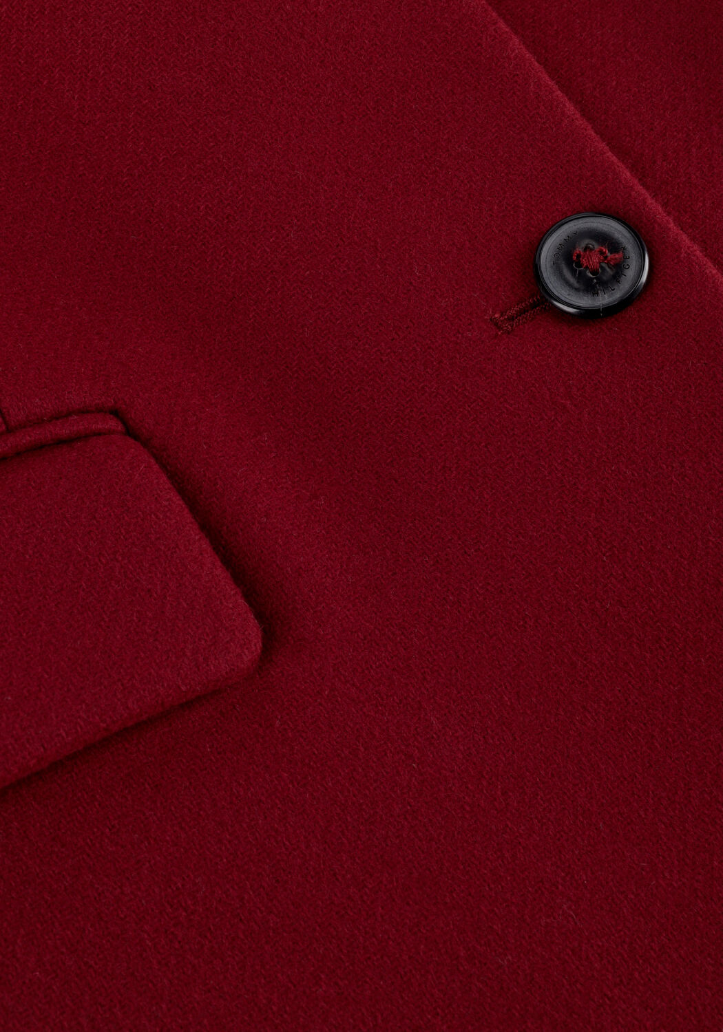 Rode TOMMY HILFIGER Mantel WOOL BLEND CLASSIC COAT | Omoda